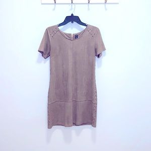 Design Lab Suede Dress